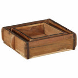 Vassoio 2 pcs Marrone 29 x 31 x 10 cm Legno Recuperato Massello