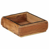 Vassoio 2 pcs Marrone 29 x 31 x 10 cm Legno Recuperato Massello