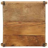 Vassoio Marrone 29 x 31 x 10 cm Legno Recuperato Massello