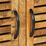 Mobile per scarpe con archiviazione Marrone 110 x 38 x 45 cm