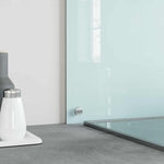 Paraschizzi per Cucina 2 pz Bianchi 70x40 cm in Vetro Temperato
