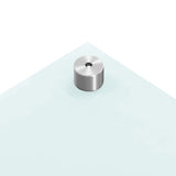 Paraschizzi per Cucina 2 pz Bianchi 70x40 cm in Vetro Temperato