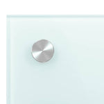 Paraschizzi per Cucina 2 pz Bianchi 70x40 cm in Vetro Temperato