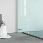 Paraschizzi per Cucina 2 pz Bianchi 70x50 cm in Vetro Temperato