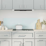 Paraschizzi per Cucina 2 pz Bianchi 70x50 cm in Vetro Temperato