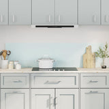 Paraschizzi per Cucina 2 pz Bianchi 80x40 cm in Vetro Temperato