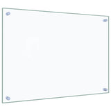 Paraschizzi per Cucina 2 pz Trasparente 70x50cm Vetro Temperato