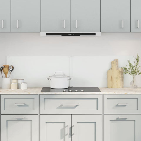 Paraschizzi per Cucina 2 pz Trasparente 80x50cm Vetro Temperato