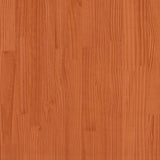 Albero di Natale Marrone Cera 80 cm in Legno Massello di Pino