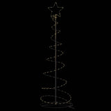 Albero di Natale a LED 120 LED Bianco Caldo 180 cm