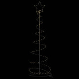 Albero di Natale a LED 120 LED Bianco Caldo 180 cm
