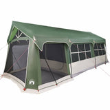 Tenda Familiare Verde e Bianco 620 x 322 x 240 cm Poliestere