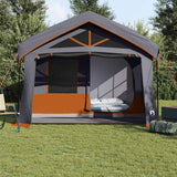 Tenda Familiare con tetto Grigio e arancione 620 x 322 x 240 cm