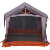 Tenda Familiare con tetto Grigio e arancione 620 x 322 x 240 cm