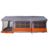 Tenda Familiare con tetto Grigio e arancione 620 x 322 x 240 cm