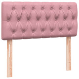 Giroletto a Molle con Materasso Rosa 80x220 cm Velluto