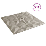 Pannelli Murali 12 pz Beton 50x50 cm XPS 3 m Ametista