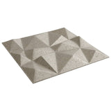 Pannelli Murali 12 pz Beton 50x50 cm XPS 3 m Diamante