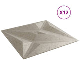 Pannelli Murali 12 pz Beton 50x50 cm XPS 3 m Stella