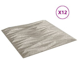 Pannelli Murali 12 pz Beton 50x50 cm XPS 3 m Pietra