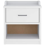 Panca da Corridoio SANDNES Bianca 45x40x50 cm in Legno di Pino