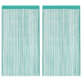 Tende a Filo 2 pz Turchese 140x250 cm