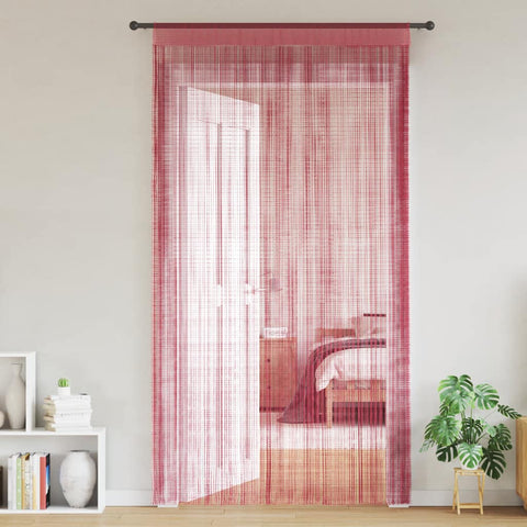 Tende a Filo 2 pz Rosa 140x250 cm