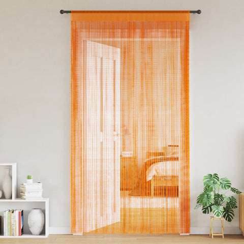 Tende a Filo 2 pz Arancio 140x250 cm