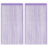 Tende a Filo 2 pz Viola 100x250 cm