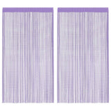 Tende a Filo 2 pz Viola 140x250 cm