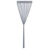 Tende a Filo 2 pz Grigio Chiaro 100x250 cm