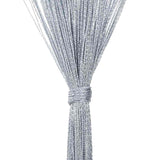 Tende a Filo 2 pz Grigio Chiaro 140x250 cm