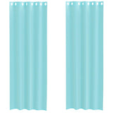 Tende in Voile con Occhielli 2 pz Turchese