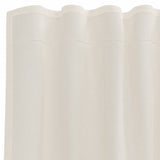 Tende in Voile con Tasche per Aste 2 pz Crema