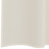 Tende in Voile con Tasche per Aste 2 pz Crema
