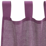 Tende in Voile con Passanti 2 pz Viola 140x225 cm