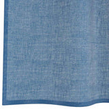 Tende in Voile con Passanti 2 pz Blu Reale 140x225 cm