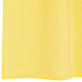 Tende in Voile con Passanti 2 pz Giallo 140x225 cm