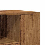 Mobile Porta TV con Ruote Legno Antico 102x34,5x43cm Truciolato