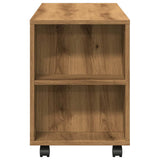 Mobile Porta TV con Ruote Artigianale 102x34,5x43 cm Truciolato