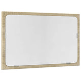 Set Mobili da Bagno 2 pz Rovere Sonoma in Legno truciolato