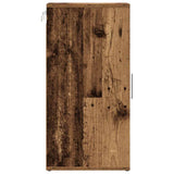 Scarpiere 2 pz Legno Antico 32x35x70 cm in Legno truciolato