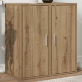 Scarpiere 2 pz Rovere Artigianale 32x35x70 cm in Truciolato