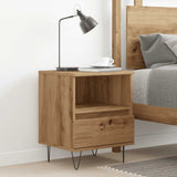 Comodino Rovere Artigianale 40x35x50 cm in Legno truciolato
