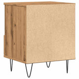 Comodino Rovere Artigianale 40x35x50 cm in Legno truciolato