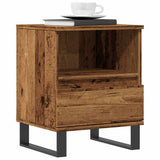 Comodini 2pz Legno Antico 40x35x50 cm in Legno truciolato