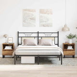 Comodini 2pz Legno Antico 40x35x50 cm in Legno truciolato