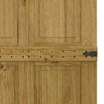 Porta per Granaio CORONA 70x210 cm in Legno Massello di Pino