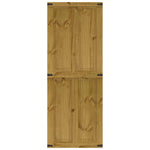 Porta per Granaio CORONA 80x210 cm in Legno Massello di Pino