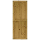 Porta per Granaio CORONA 80x210 cm in Legno Massello di Pino